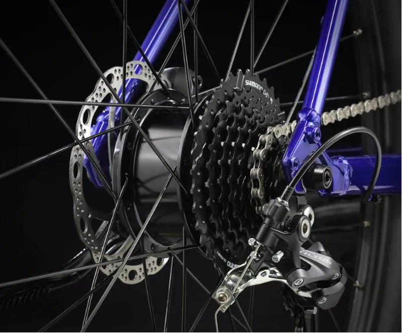 Trek Dual Sport+ 2 Hybrid Electric Bike 2025 in Hex Blue-3